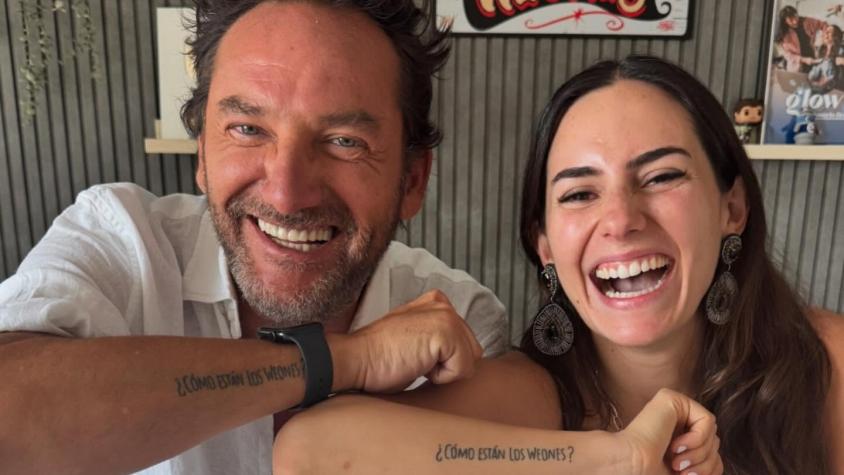 El día que Daniel Fuenzalida aseguró que tatuaje con Rosario Bravo era "para toda la vida"