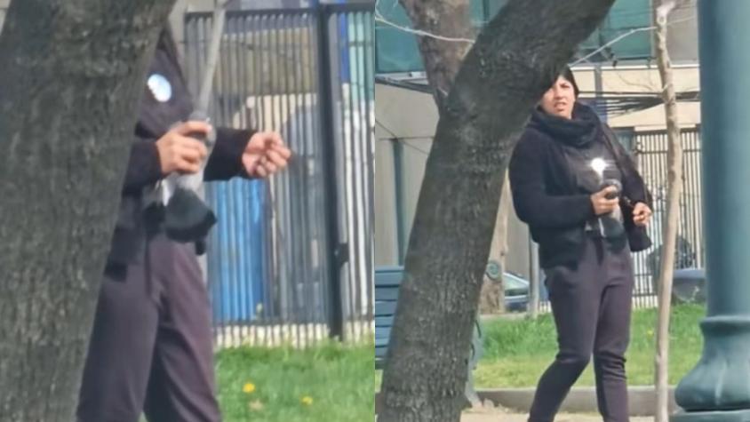 Indignación por video de personas cazando palomas en Providencia: "Ojalá no sea..."