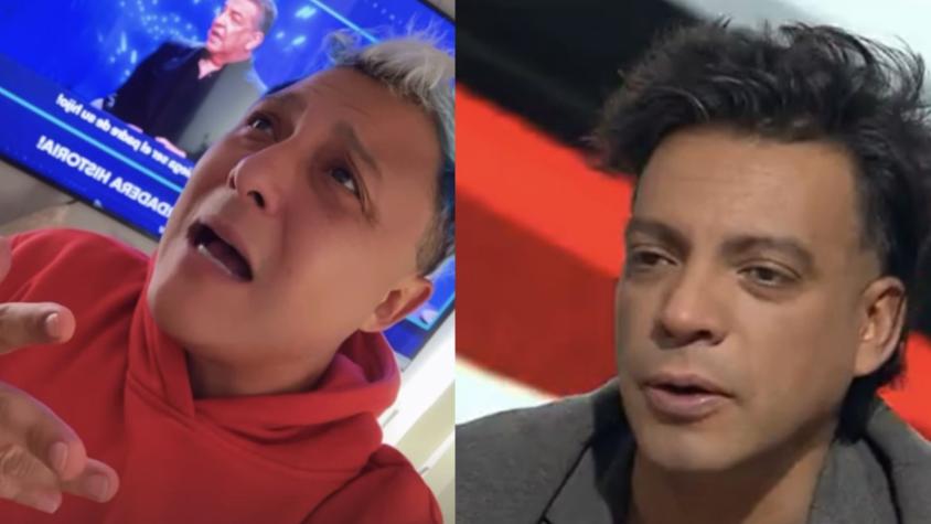 “¡Estoy que le tiro un zapato a la tele!": Sergio Rojas explota contra Juan David Rodríguez tras polémicos dichos por paternidad