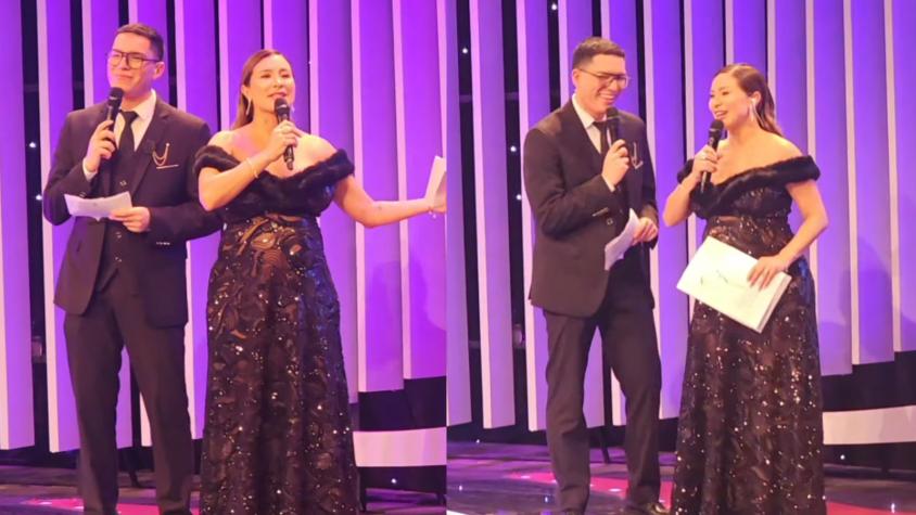 Sabrina Sosa se luce animando importante certamen con 7 meses de embarazo: dio a conocer nombre de su hijo