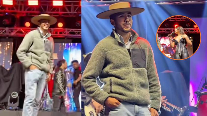 Reconocida cantante chilena vivió incómodo momento con fanático en pleno show: "Qué hombre más desagradable"