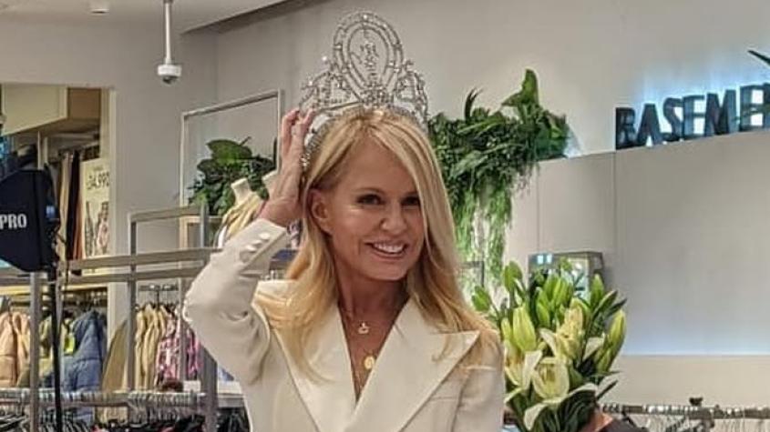 Cecilia Bolocco sorprende en redes al mostrarse al natural tiñéndose el pelo: "Perdón la facha"