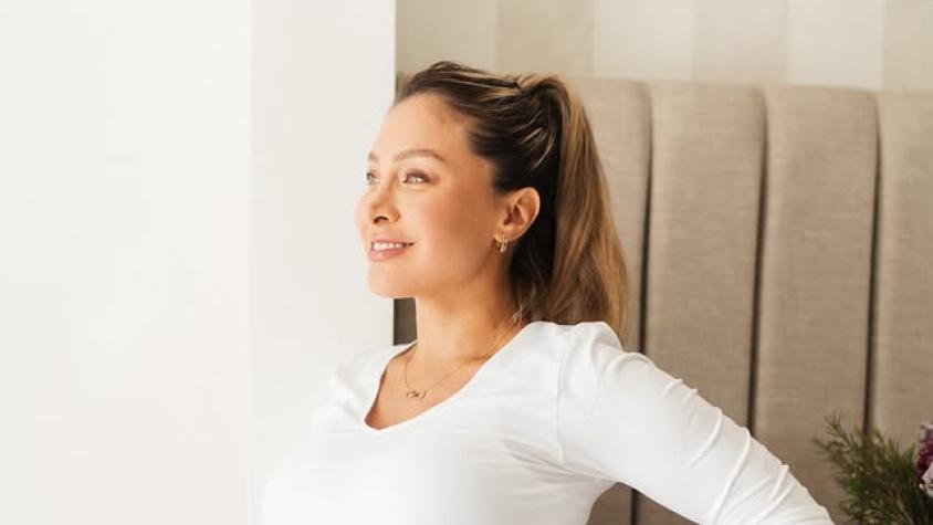 Sabrina Sosa luce su pancita de casi nueve meses de embarazo con tierna imagen