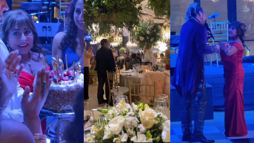 Así fue la lujosa fiesta de cumpleaños de Helhue Sukni por sus 60 años