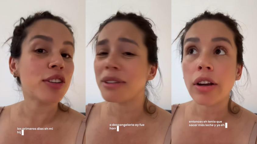 Angie Alvarado y sus primeros días como madre - Tiktok