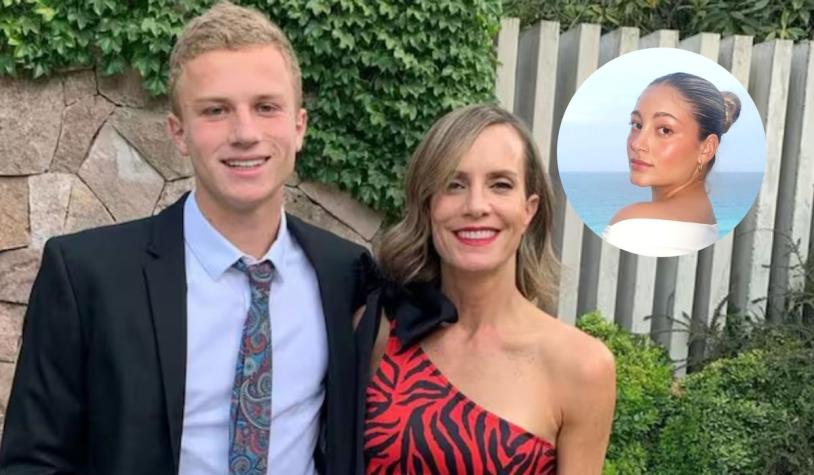 Tras fotos de su expareja Florencia Araneda: hijo de Diana Bolocco presume a su actual novia en redes