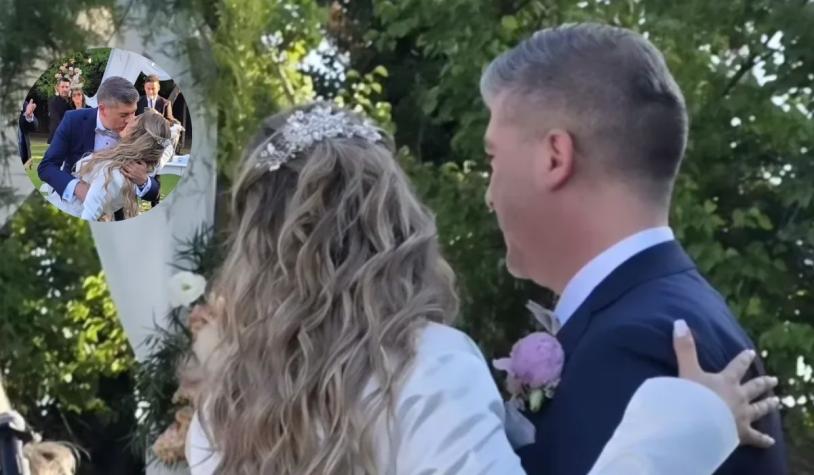 Conocido meteorólogo contrajo matrimonio con pareja 18 años menor que él