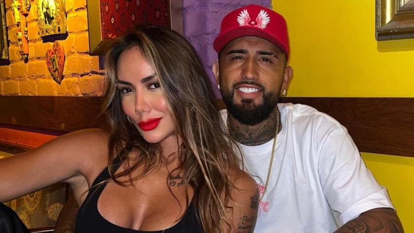 Sonia Isaza y Arturo Vidal