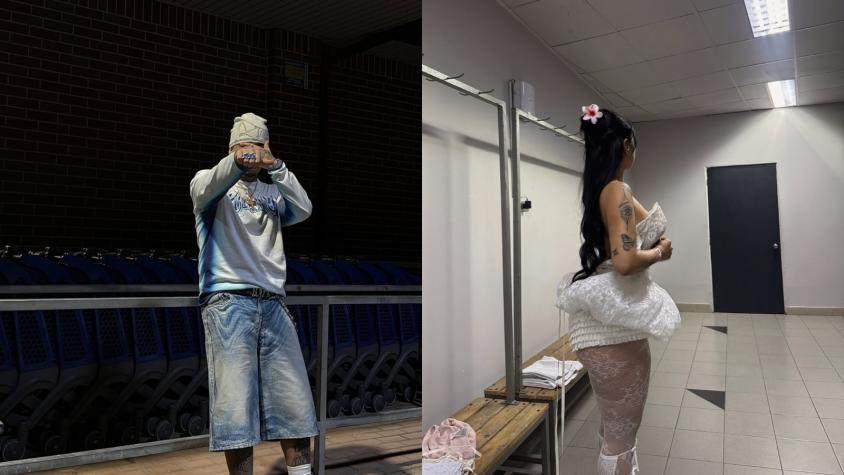 Artista urbano y su expareja - Instagram