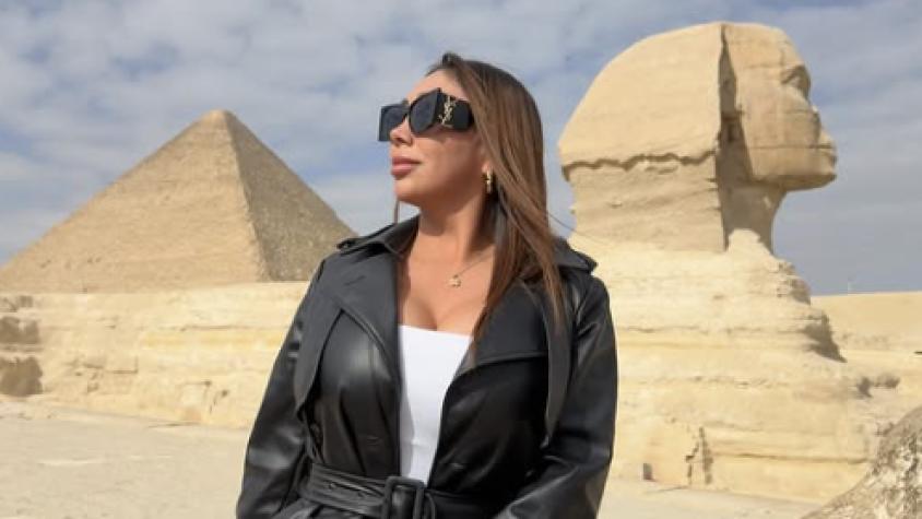 Influencer que criticó a Naya por su viaje a Egipto se lanza nuevamente en su contra: la acusó de exponer a su hijo