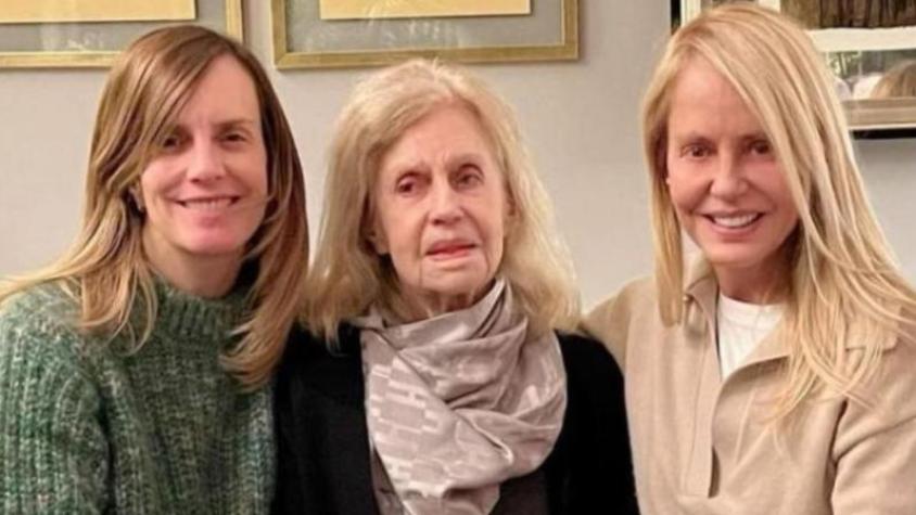 Diana y Cecilia Bolocco junto a su madre | Instagram