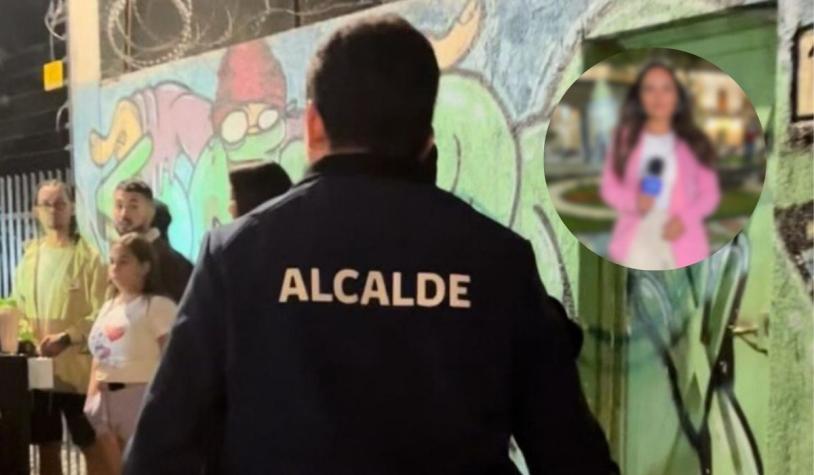 Periodista Daniela Muñoz junto al alcalde de Independencia | Instagram