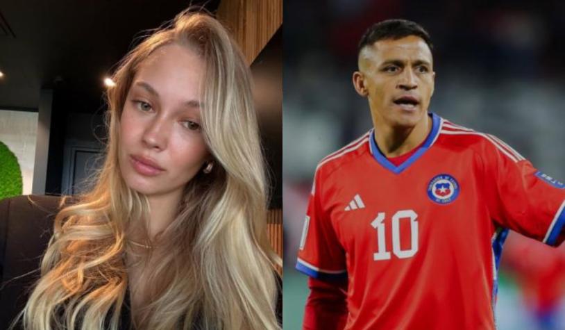 Alexandra Litvinova y Alexis Sánchez