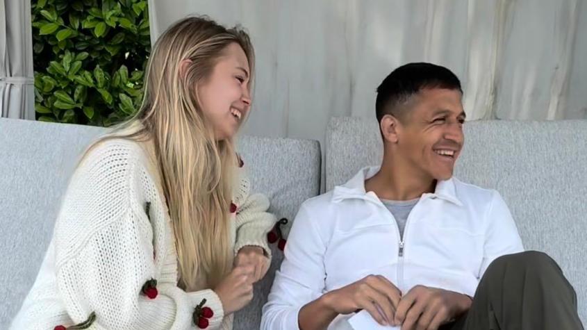Alexandra Litvinova y Alexis Sánchez | Instagram