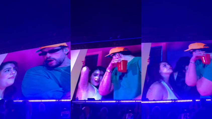 Influencer chilena sacó aplausos tras vivir coqueto momento con Bad Bunny en "La Casita": "Ídola"
