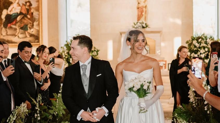 Karol Lucero y Fran Virgilio en su matrimonio - Instagram