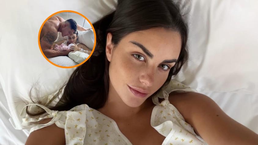 Emilia Dides se transformó en madre - Instagram