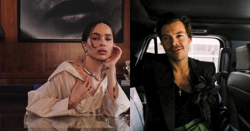 Harry Styles y Zoë Kravitz Instagram
