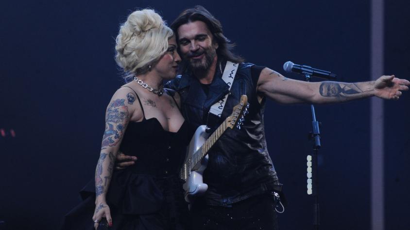 Juanes y Mon Laferte en Viña 2026 - Créditos: Agencia Uno