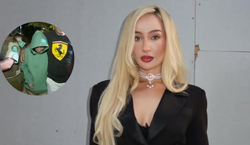 Las imágenes de Fran Maira tras atropellar a motociclista en Lo Barnechea: así quedó su auto