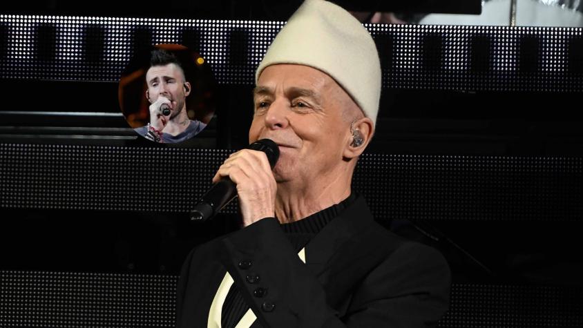 Pet Shop Boys y Adam Levine - Créditos: Agencia Uno