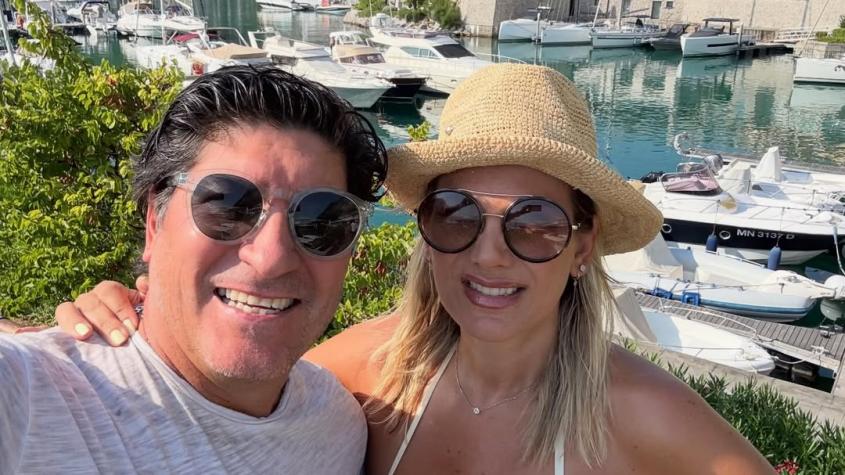 Iván Zamorano y María Alberó 