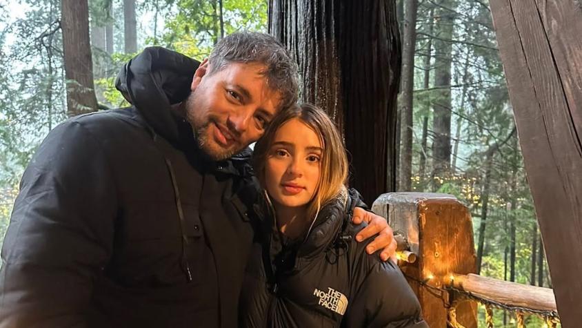 Daniel Valenzuel y su hija Alondra -Instagram