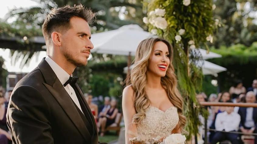 Camilo Huerta y Marité Matus en su matrimonio - Instagram