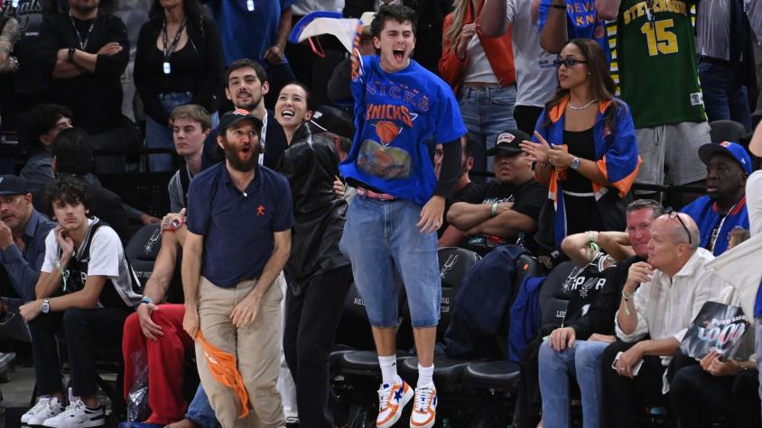 Afp - Timothée Chalamet se desató tras histórico triunfo de los Knicks