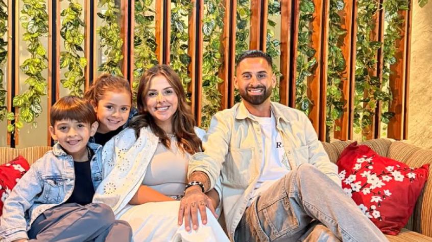 La foto con la que se anunció el fallecimiento de la esposa e hijos de Lucas Trejo por los terremotos de Venezuela