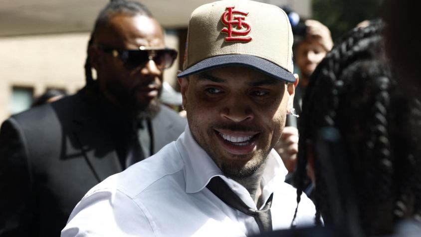 Chris Brown en julio 2026 - AFP