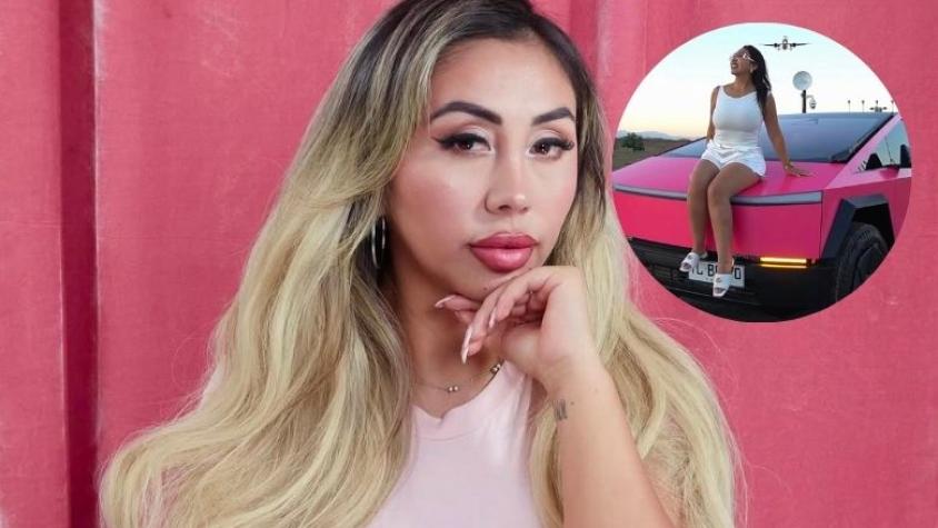 Naya Fácil se graba conduciendo a más de 200 km/h en su Tesla Cybertruck: video generó indignación