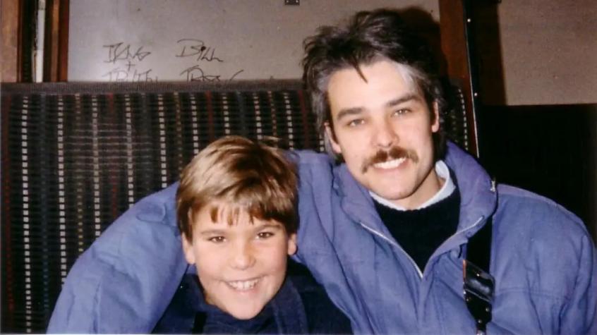 Ignacio con su padre Fernando Kliche - Instagram @ignaciokliche