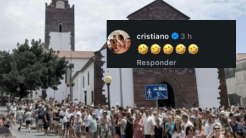 "El Bicho" respondió a la foto con caras riéndose - Instagram.
