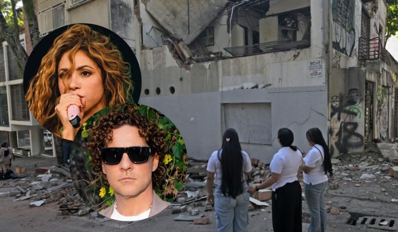 Desde Shakira a David Bisbal enviaron mensajes de apoyo: famosos se unen por Colombia tras el terremoto