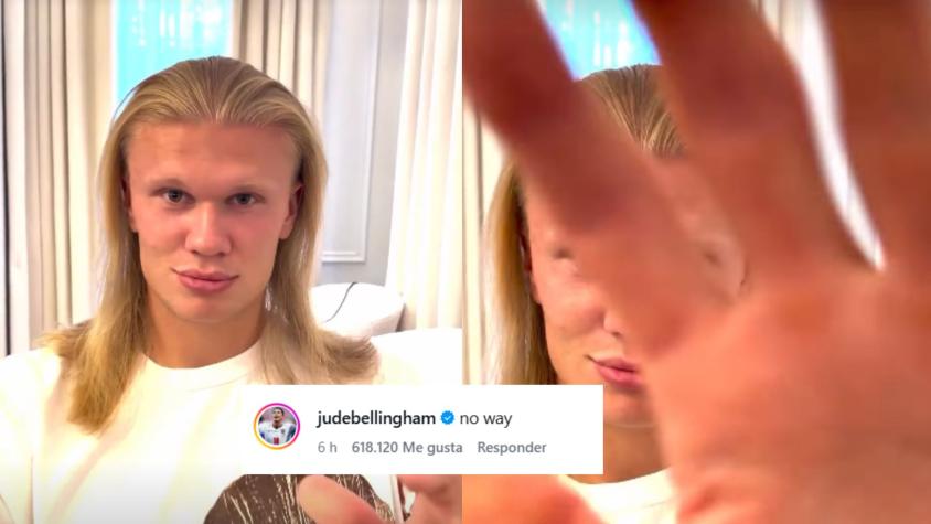 Su amigo y colega reaccionó al cambio de look - Instagram @erling