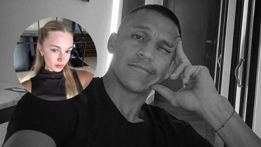 Alexis Sánchez y Alexandra Litvinova 