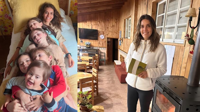 La periodista y sus hijos - Instagram @marigodoyibanez