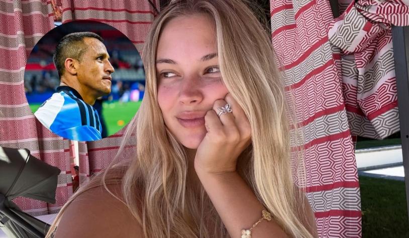 Alexandra Litvinova llegó a su nuevo destino con su hija y sin Alexis Sánchez | Crédito: Instagram @litvinova_alexandra - @ alexis_officia1