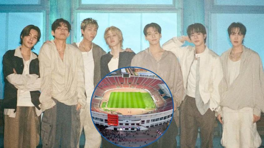 BTS / Instagram - Estadio Nacional / Agencia Uno