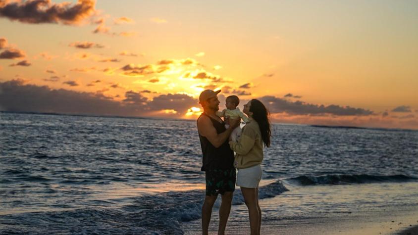 Los padres celebraron el primer año de Alanna - Instagram @melinoto