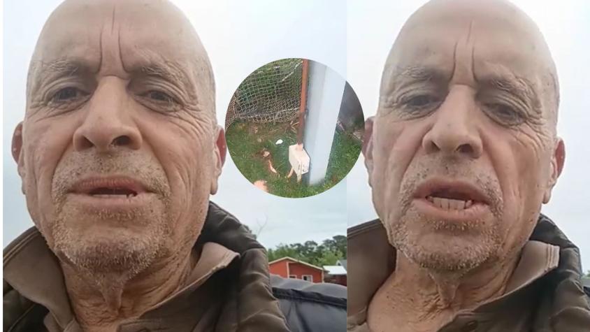 Pato Oñate publicó un video denunciando la situación - Facebook.