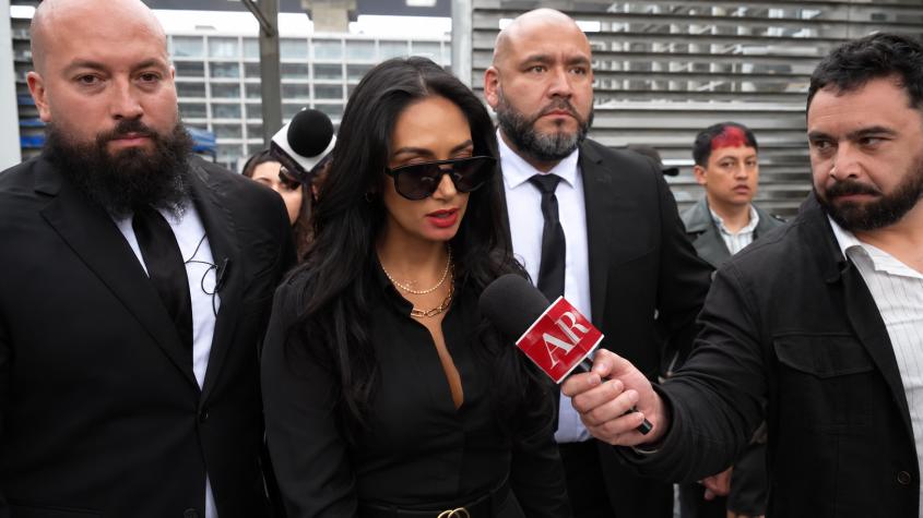Pamela Díaz explica por qué llegó con guardaespaldas a tribunales