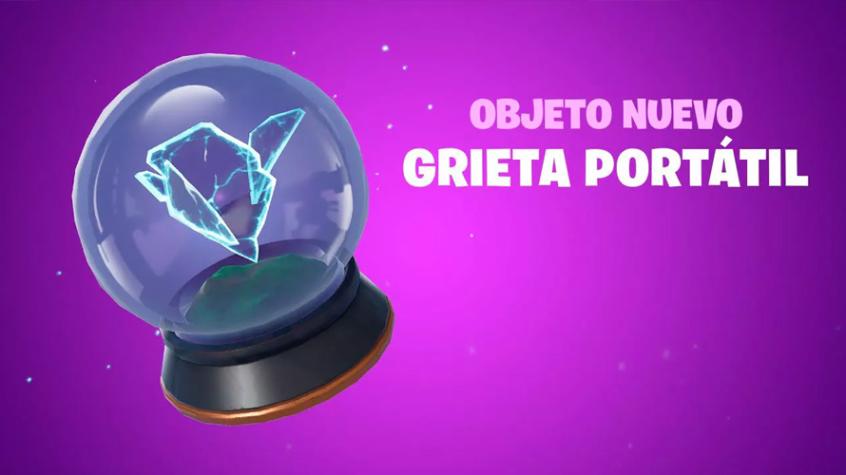 "Grieta Portátil": una de las novedades de la última actualización de Fortnite