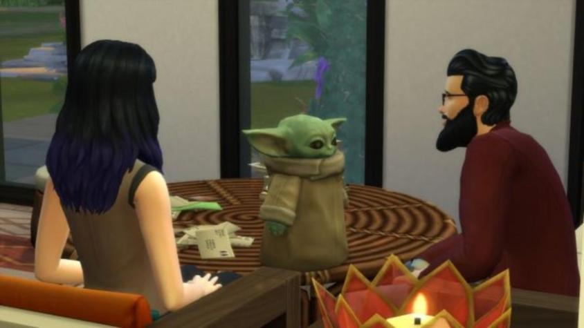 Baby Yoda llegó a The Sims 4