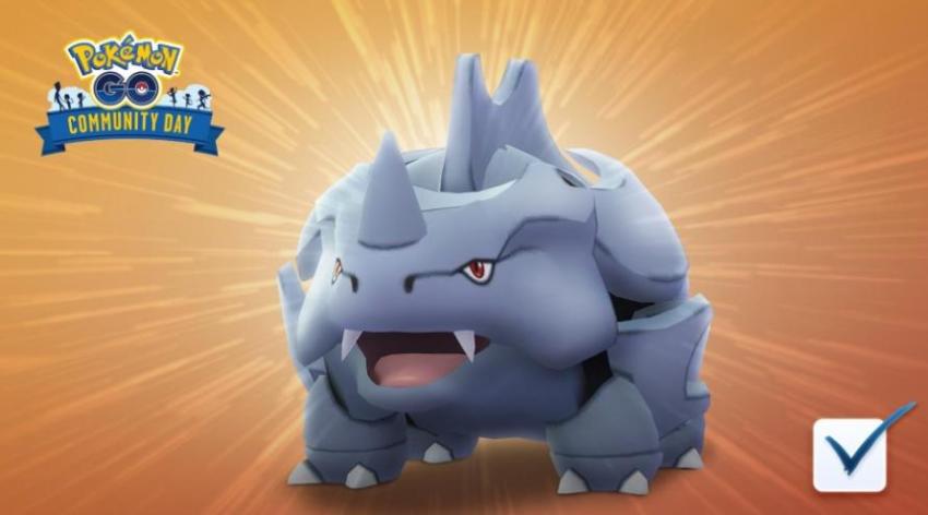 Rhyhorn gana la votación para ser el protagonista del próximo Community Day en Pokémon GO