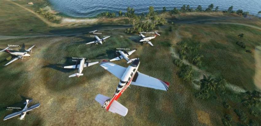 Jugadores de Microsoft Flight Simulator vuelan sobre la isla de Jeffrey Epstein 