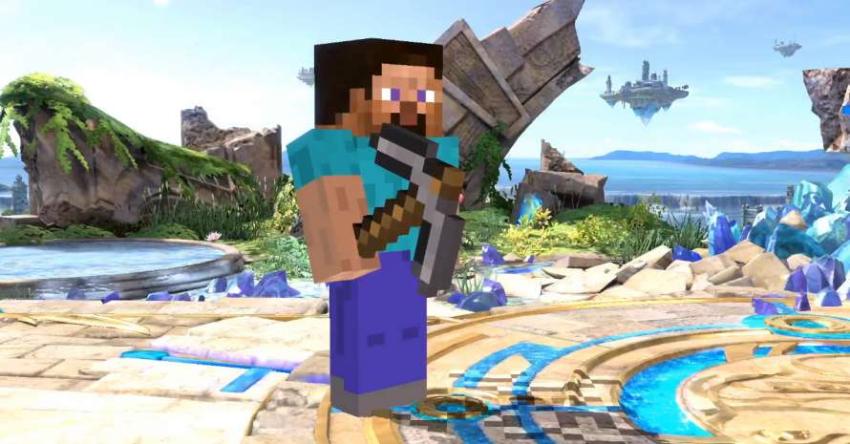 Steve de Minecraft llegará a Super Smash Bros. Ultimate