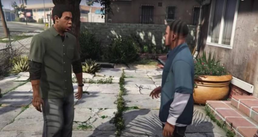 GTA V: Actores de voz recrearon icónica escena 