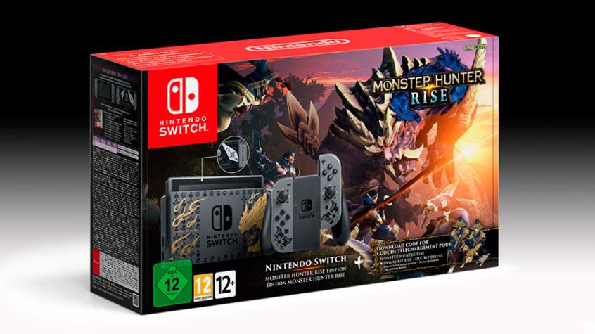Nintendo anuncia una Switch edición Monster Hunter Rise